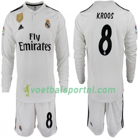Real Madrid KROOS 8 Kind Thuis Tenue 2018-19 L/S Real Madrid KROOS 8 Kind Thuis Tenue 2018-19 L/S